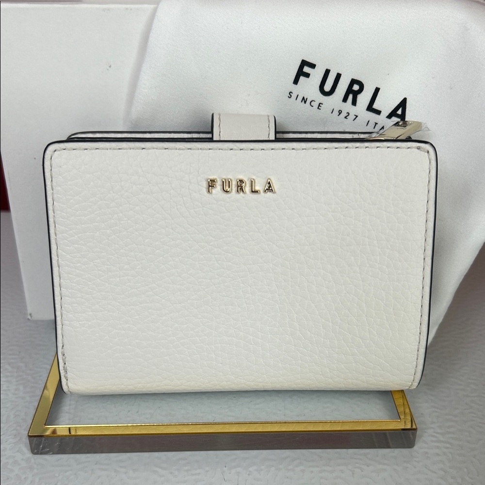 Furla white Leather small wallet - Picture 2 of 7
